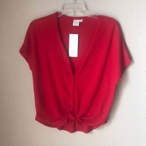 ❤️Live in the Moment Waffle Shirt NWT